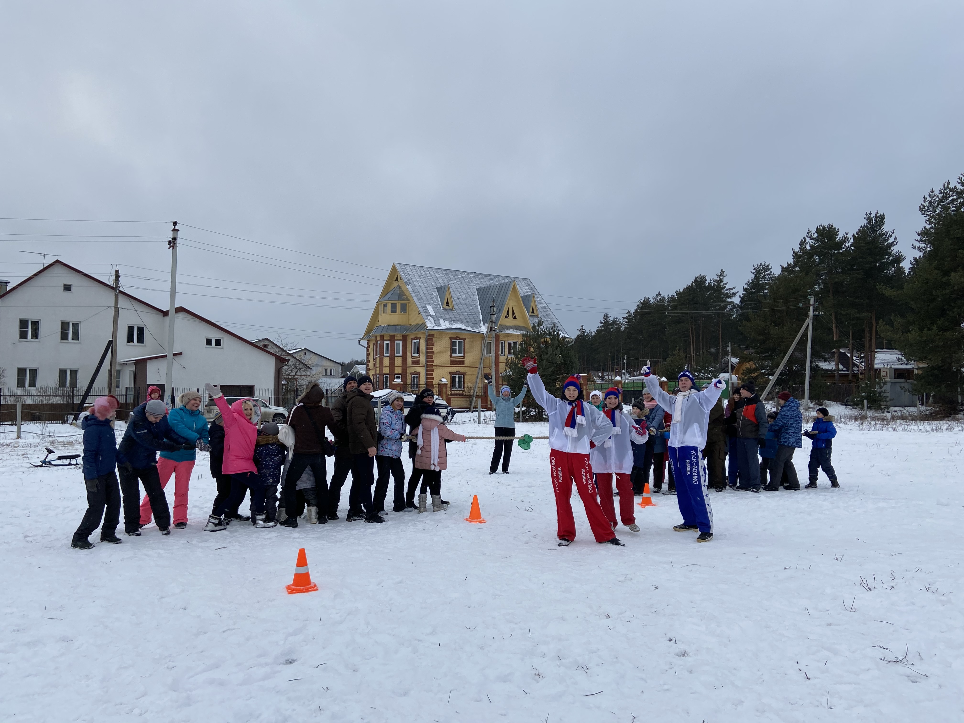 Новогодний корпоратив "День здоровья" на лыжной базе "Морозко"