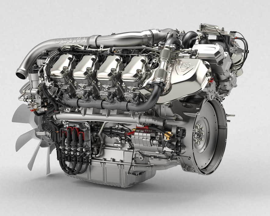 Обновленные двигатели Scania V8: рекордная мощность
